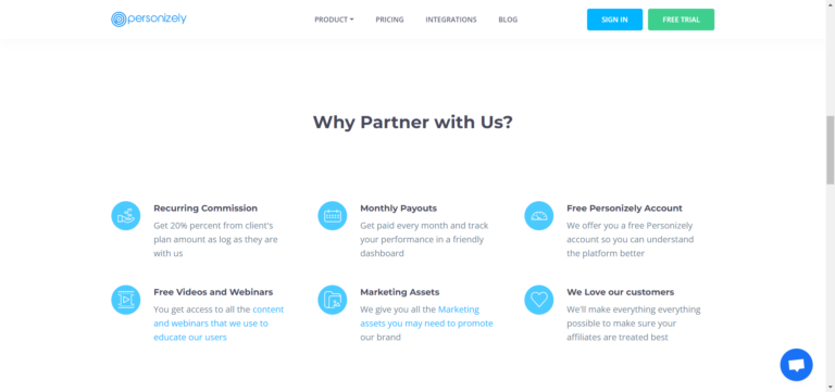 Personizely Shopify app highlights the benefits of becoming affiliate partners